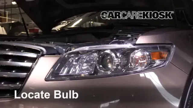 2005 Infiniti FX35 3.5L V6 Luces Luz de marcha diurna (reemplazar foco)